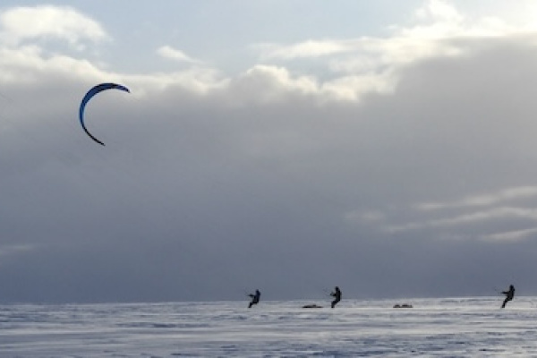PECS Snowkite Greenland Micheal Charavin